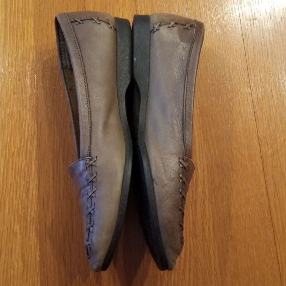 Vintage Leather Prima Royale Pointed Toe Flats women's Cottagecore, 8.5